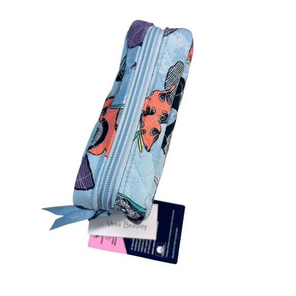 Vera Bradley Zip Around Essential Oil Cosmetic Case in Butterfly By NWT - Picture 2 of 5